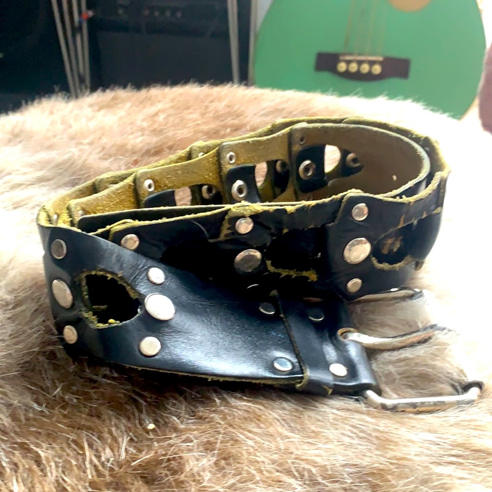 Vintage leather belt